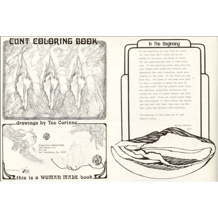 Microcosm Publishing & Distribution - Wholesale Coloring & Activity Book - Adult - Cunt Coloring Book Zine2