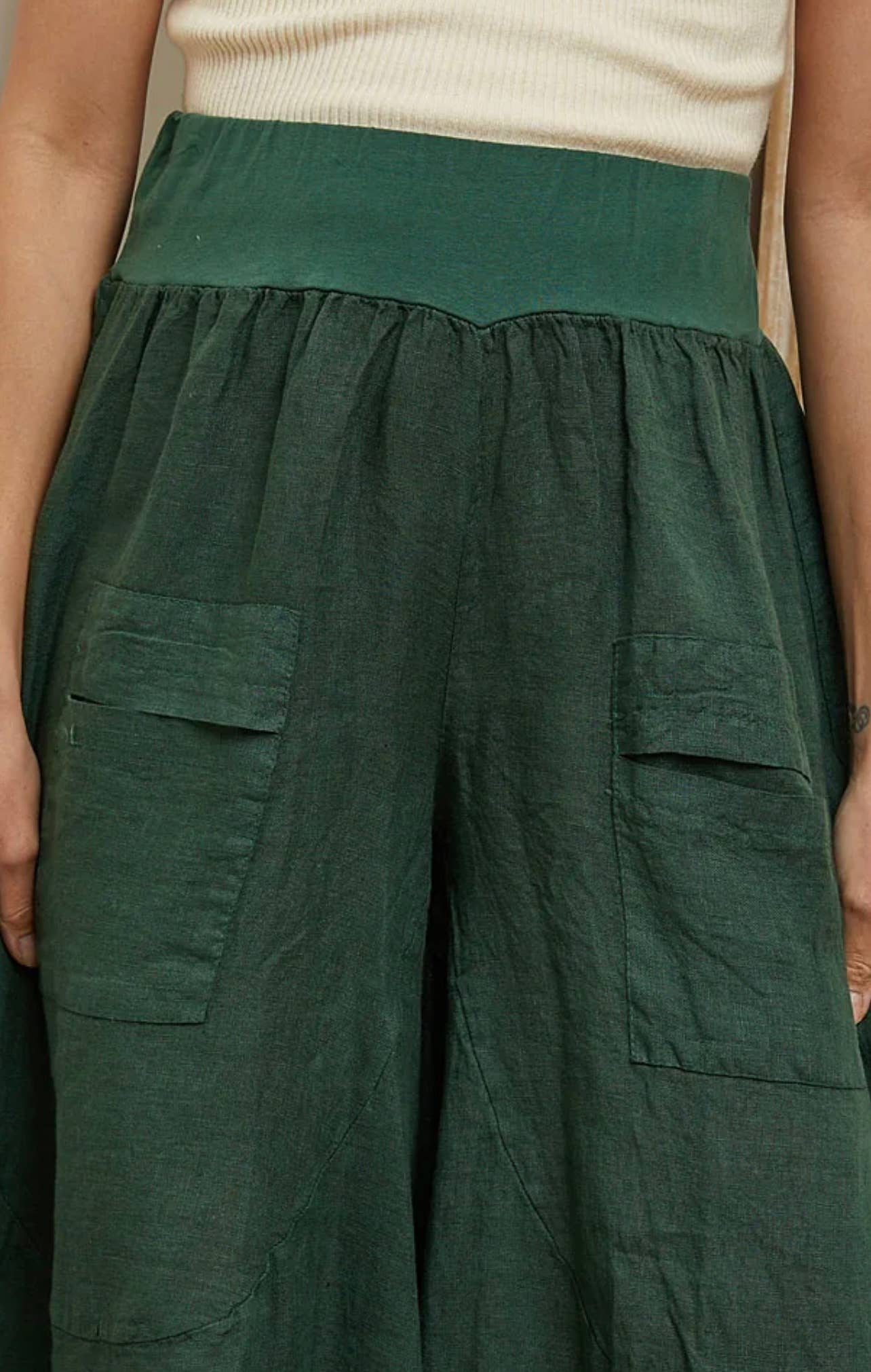 LÉA & LUC - Wholesale Pants - Women's - 100% linen trousers REF.3023546