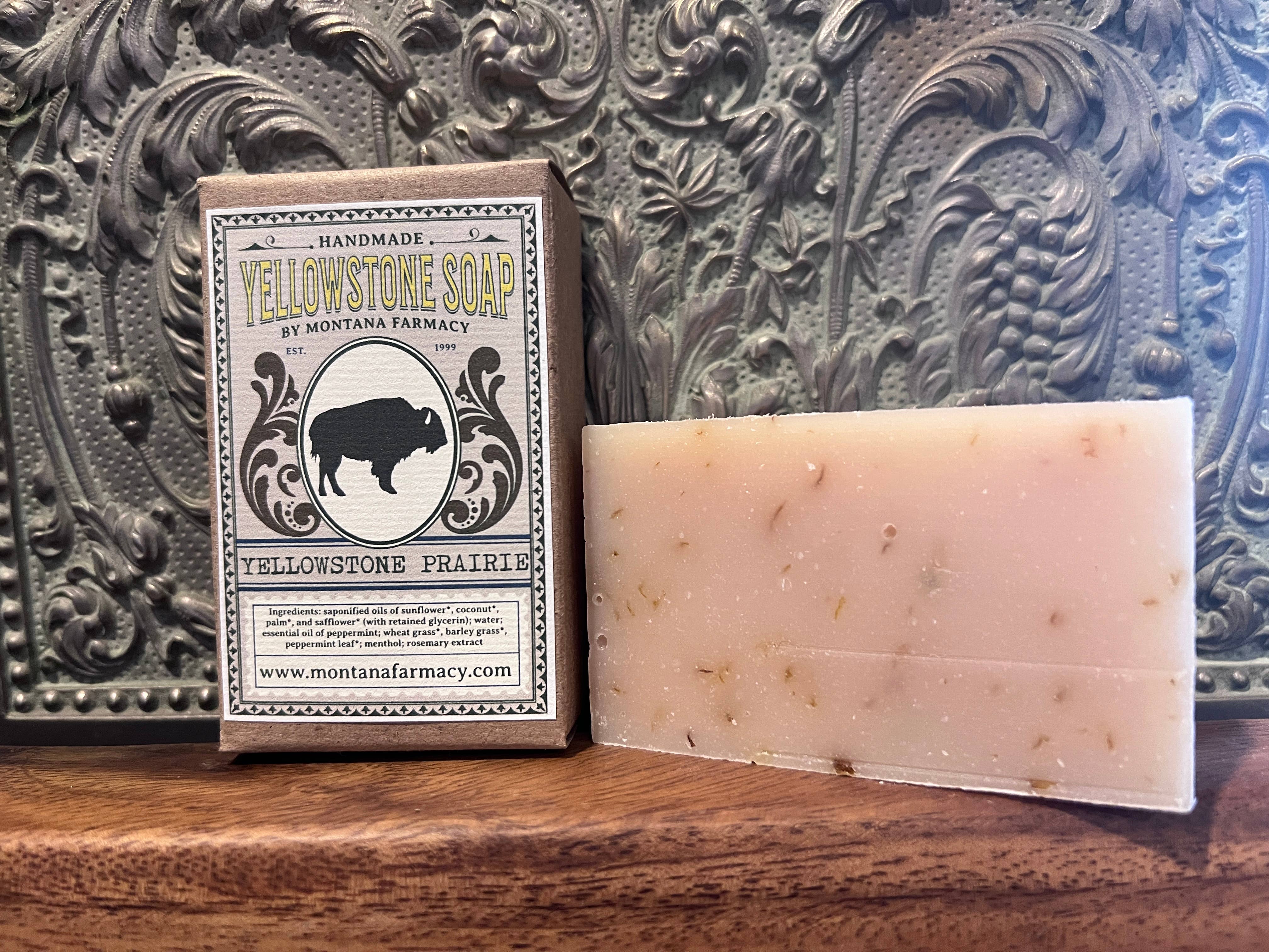 Montana Farmacy – Großhandel Feste Seife – Yellowstone Park Seife Prärie-Salbeiduft Montana Wyoming Ida1