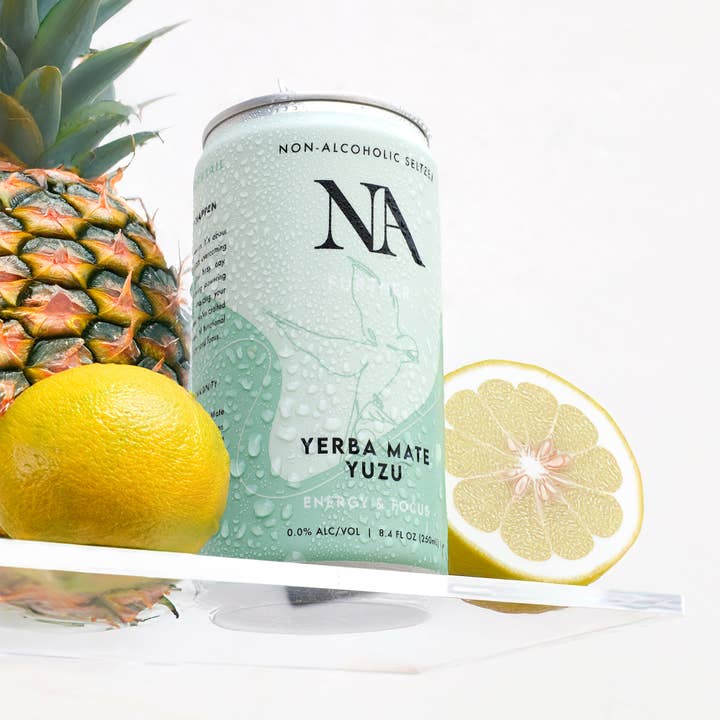 The NA Beverage Company - Wholesale Non-Alcoholic Aperitif/Mocktail - Further, Yerba Mate Yuzu, Functional Mocktail (12 Pack)2