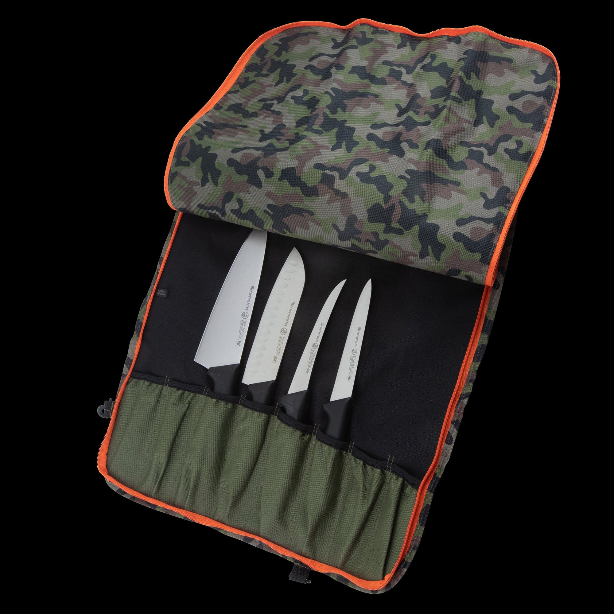 Messermeister - Wholesale Knife Storage - Camouflage Knife Roll - 8 Pocket2