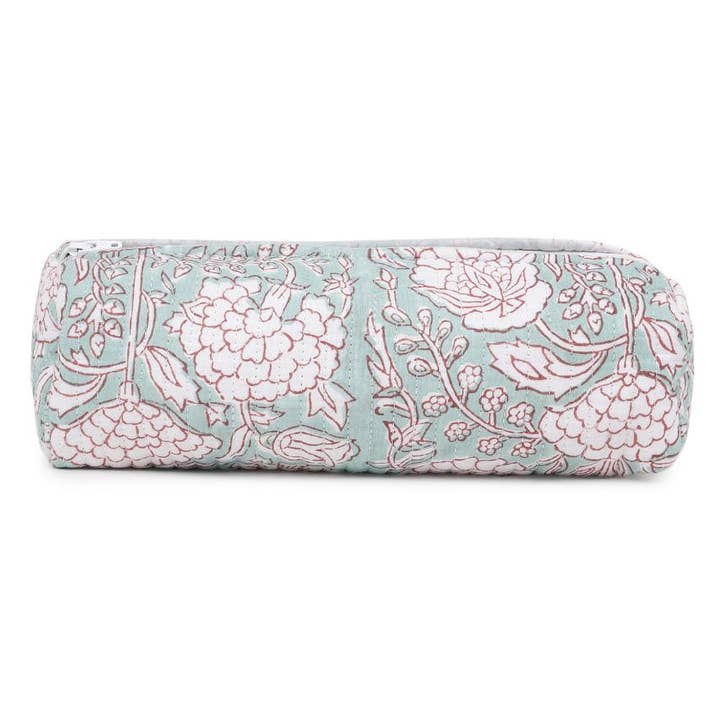 Hi Handmade - Wholesale Pencil Case/Pouch - Quilted Pencil Case - Aqua Blue