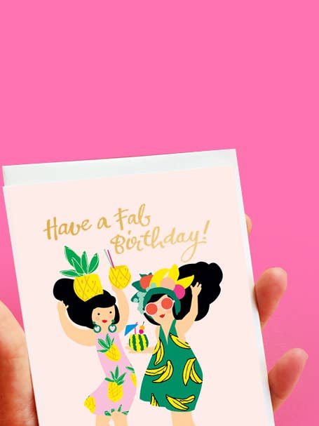 Cartão de Aniversário Tiki Meninas por atacado de Noi Publishing