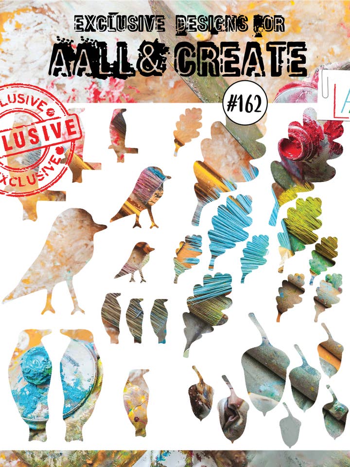 #162 - 6"x6" Stencil - Undervegetation för wholesale av AALL AND CREATE