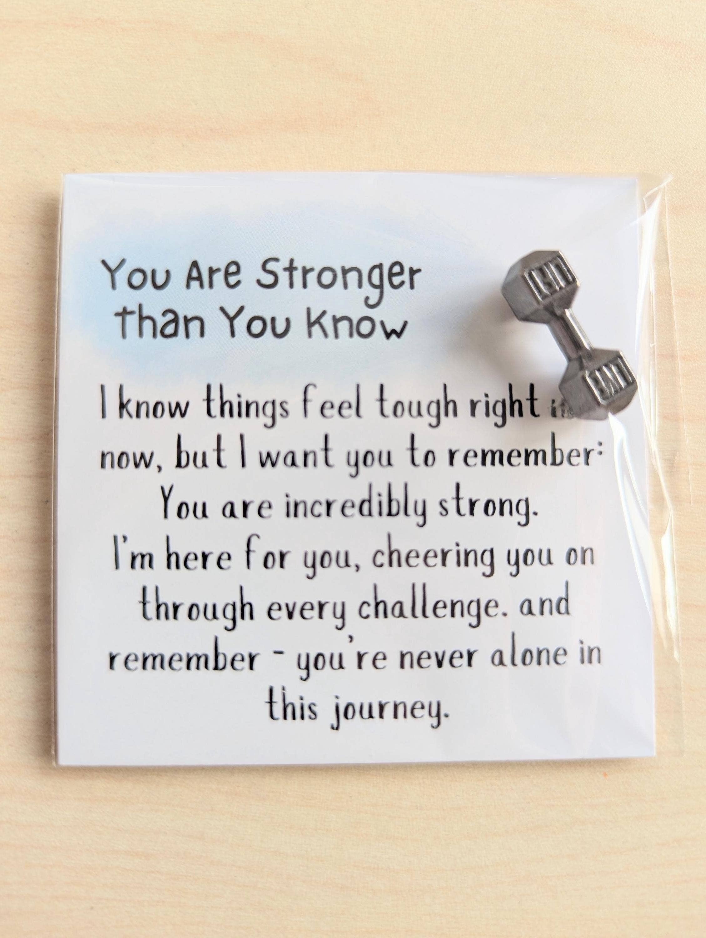 Uplifted Ink - Wholesale Encouragement Card - Encouragement Card with Tiny Dumbbell for Tough Times1