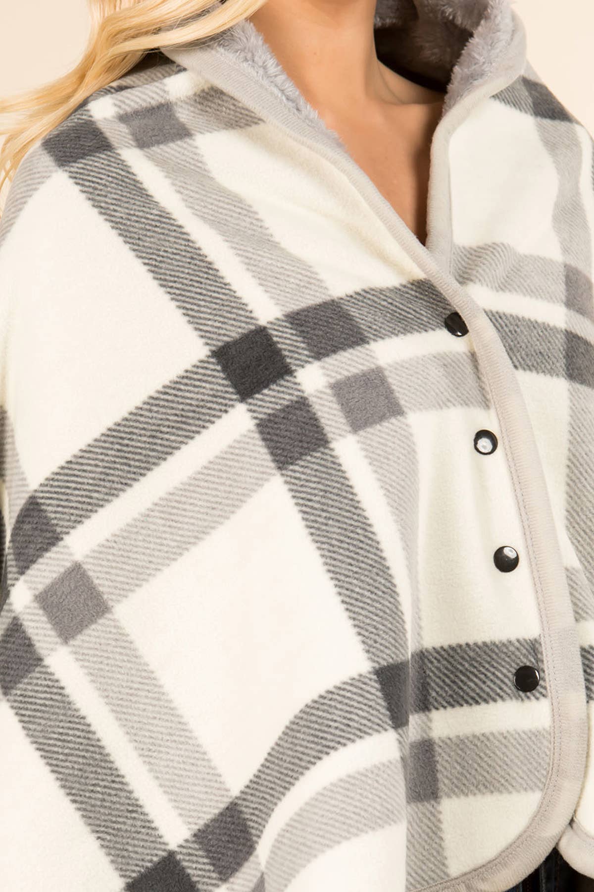 Suzie Q USA - Venta al por mayor Chal - Mujer - Mantón de manta a cuadros15