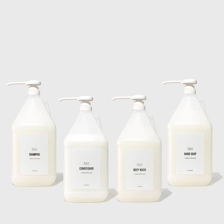 Bath & Body Essentials Gallon Refill Bundle for wholesale by Public Goods