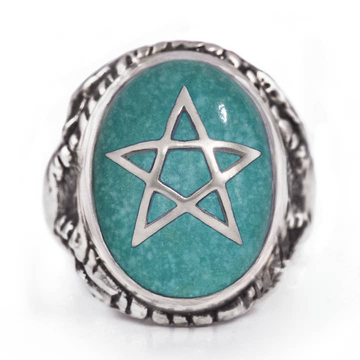 Sonoran Turquoise Angel Heart Ring for wholesale by Alex Streeter