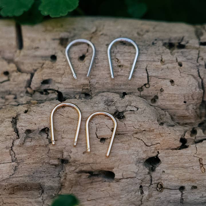Mini Arches Earrings for wholesale by Crooked Trails Silver