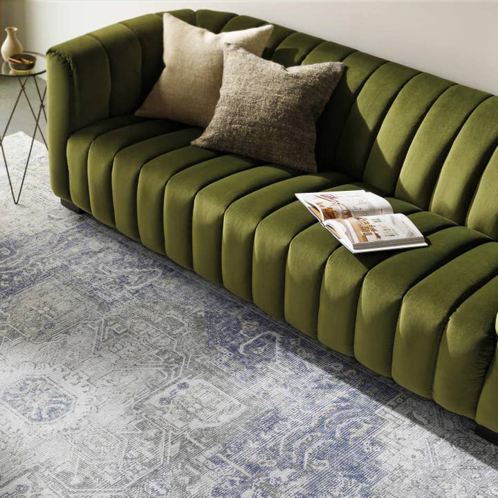 Hauteloom - Wholesale Area Rug - Rosman Olive Washable Area Rug15