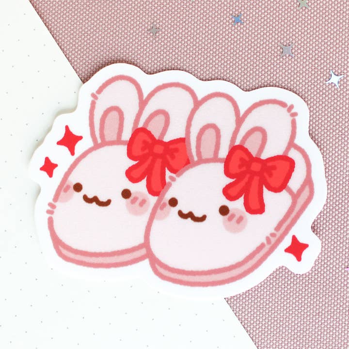 Rosie Slippers • Vinyl Sticker for wholesale by Sam’s Scribbles