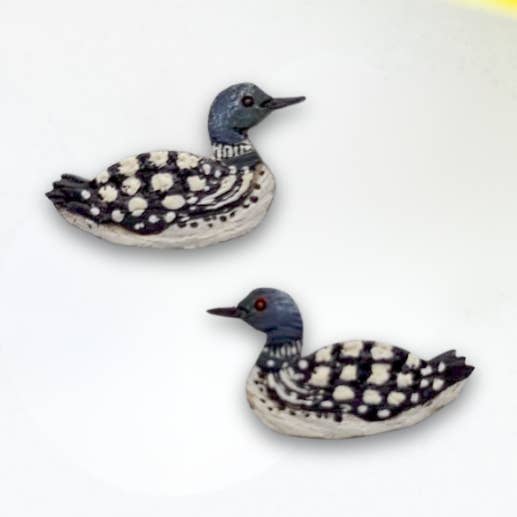 Boucles d'oreilles Loon - SM pour la vente par Tulia's Artisan Gallery