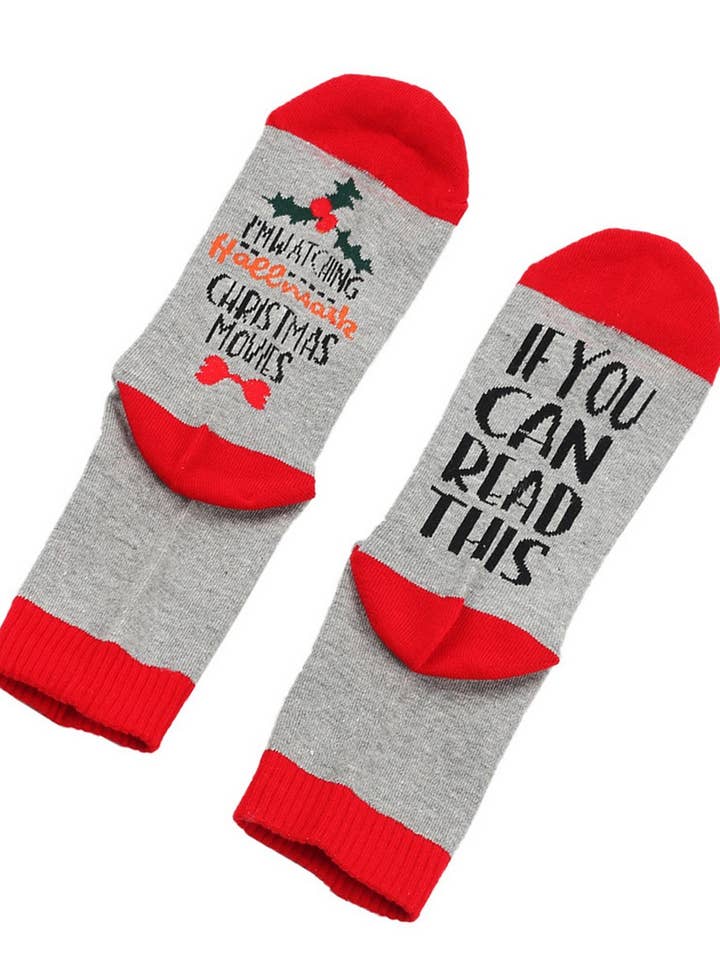 CWMS02717_CHAUSSETTES DE NOËL CASUAL UNISEXE pour la vente par NINEXIS