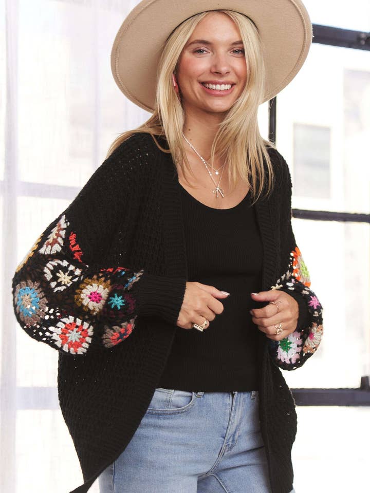 Madelyn - Wholesale Cardigan - Women's - LESW3410 - MULTI PATTERN CARDIGAN8