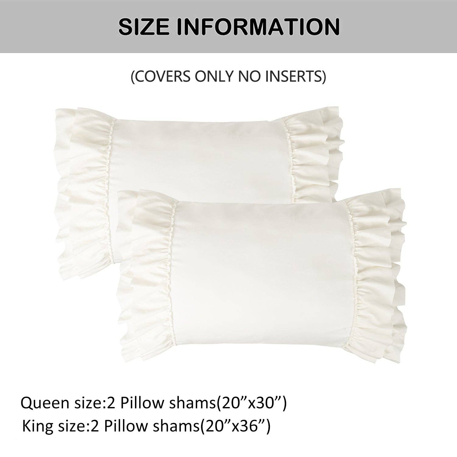 HIG - Wholesale Bedding Pillowcase/Sham - 2 Piece Handcraft Chic Ruffle French Country Style Pillow Shams19