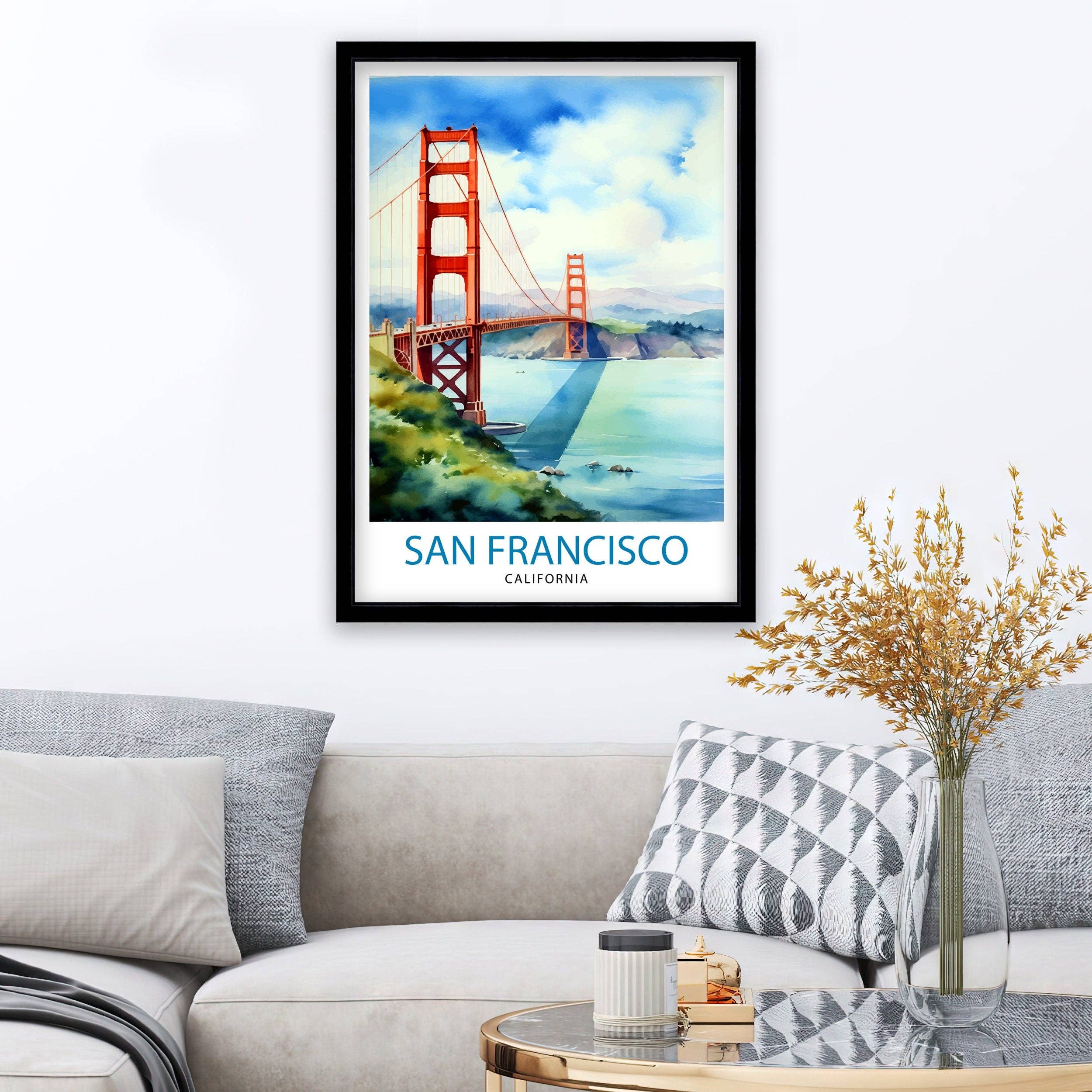 InkNPrintz – wholesale Art print – San Francisco Travel Poster4