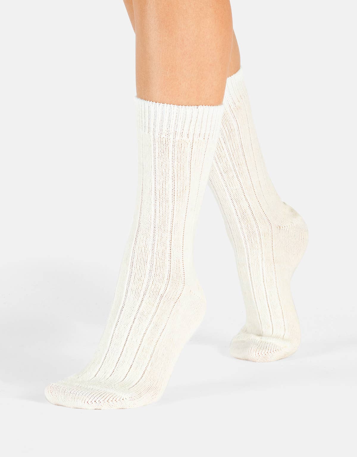 Cette – wholesale Strumpor - Dam – Alpackaullsockor med ribbat mönster, vinterstrumpor7