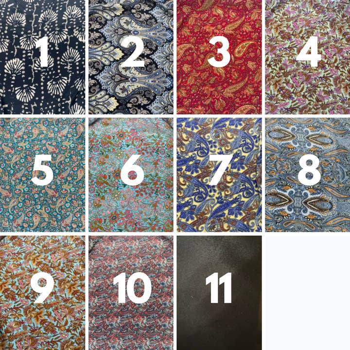 Seeds - Vente Chemisier – femme - Blouse en soie | 100 % soie, motifs uniques, col en V, taille unique9