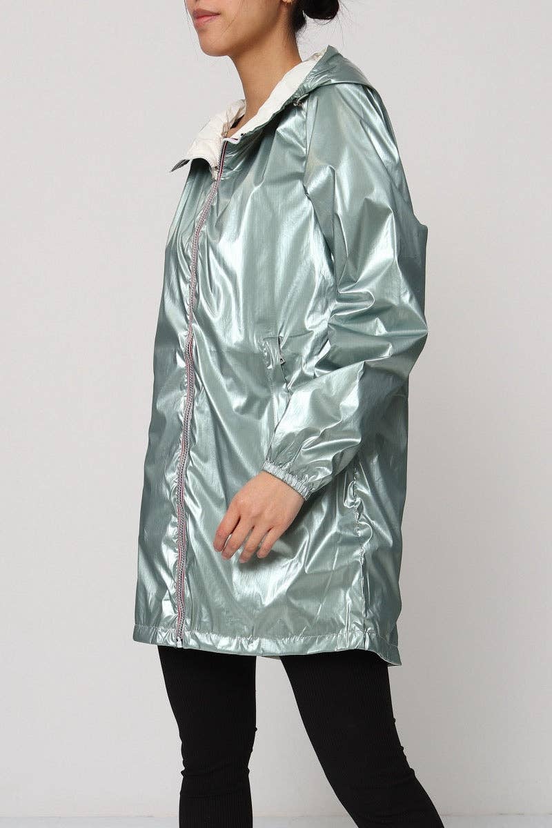 SOFTY - Wholesale Windbreaker - Women's - Reversible waterproof windbreaker - S381126