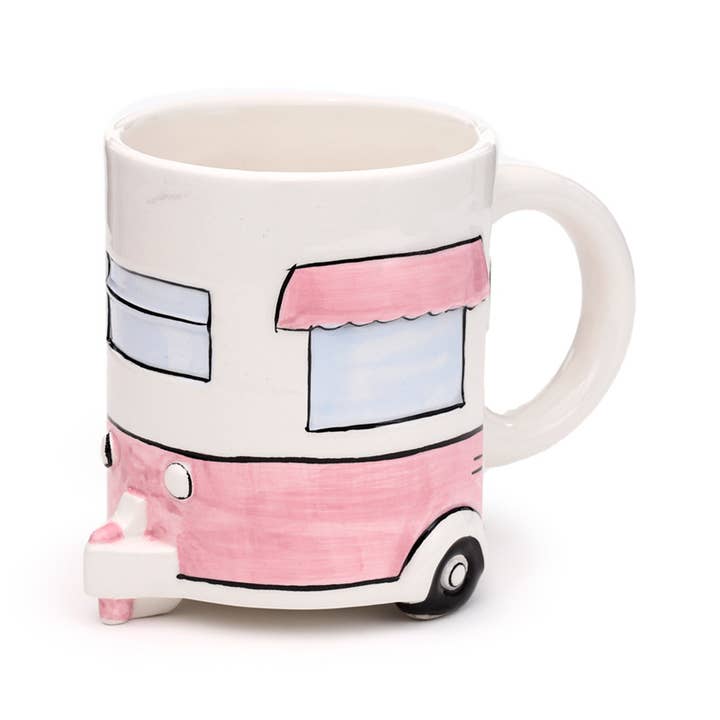 Puckator Ltd - Wholesale Coffee Mug - Home Is Where You Park It Caravan Ceramic Shaped Mug4