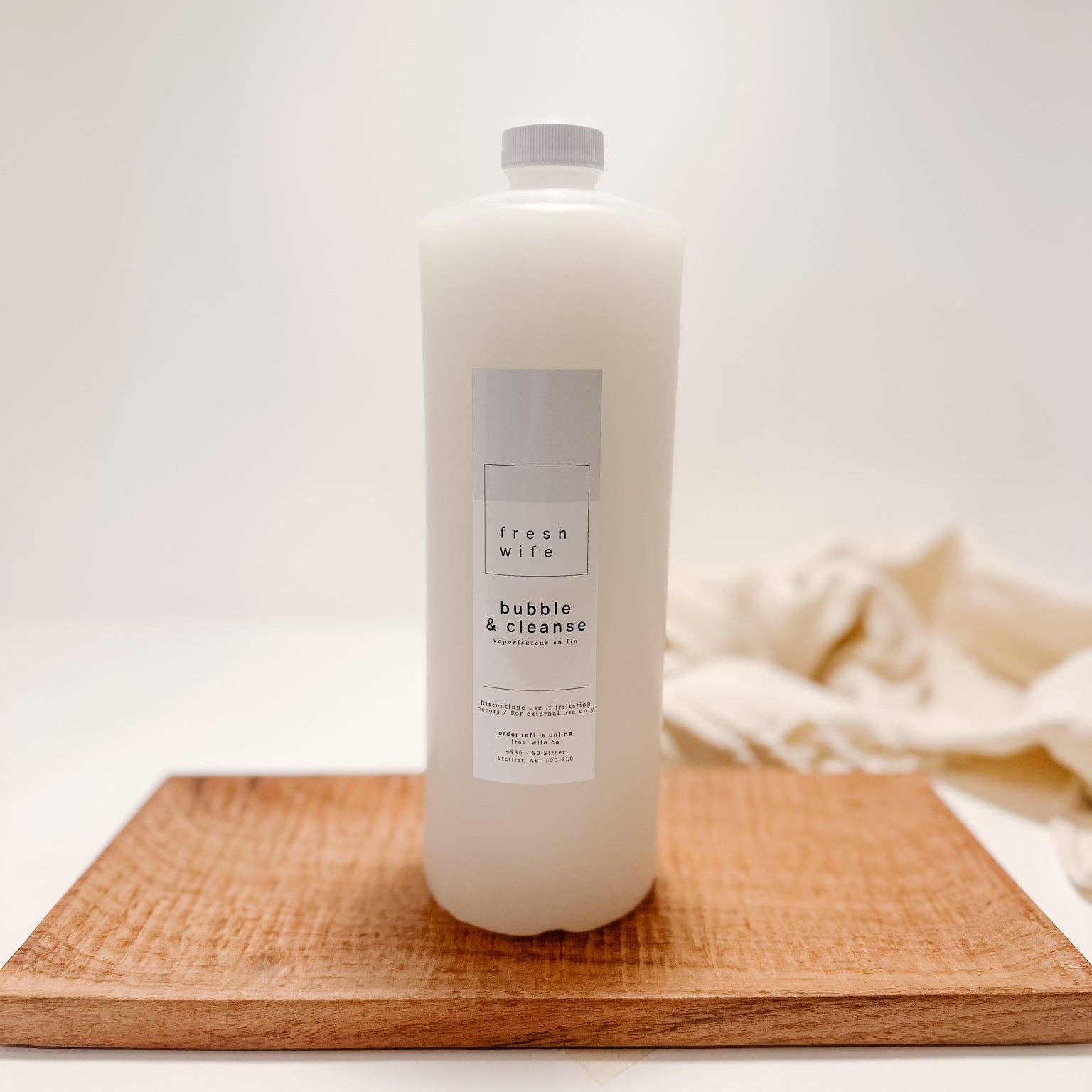 The Fresh Wife Soap Company - Venta al por mayor Gel de ducha/baño - Recarga de 1L de Orchard Bubble & Cleanse0