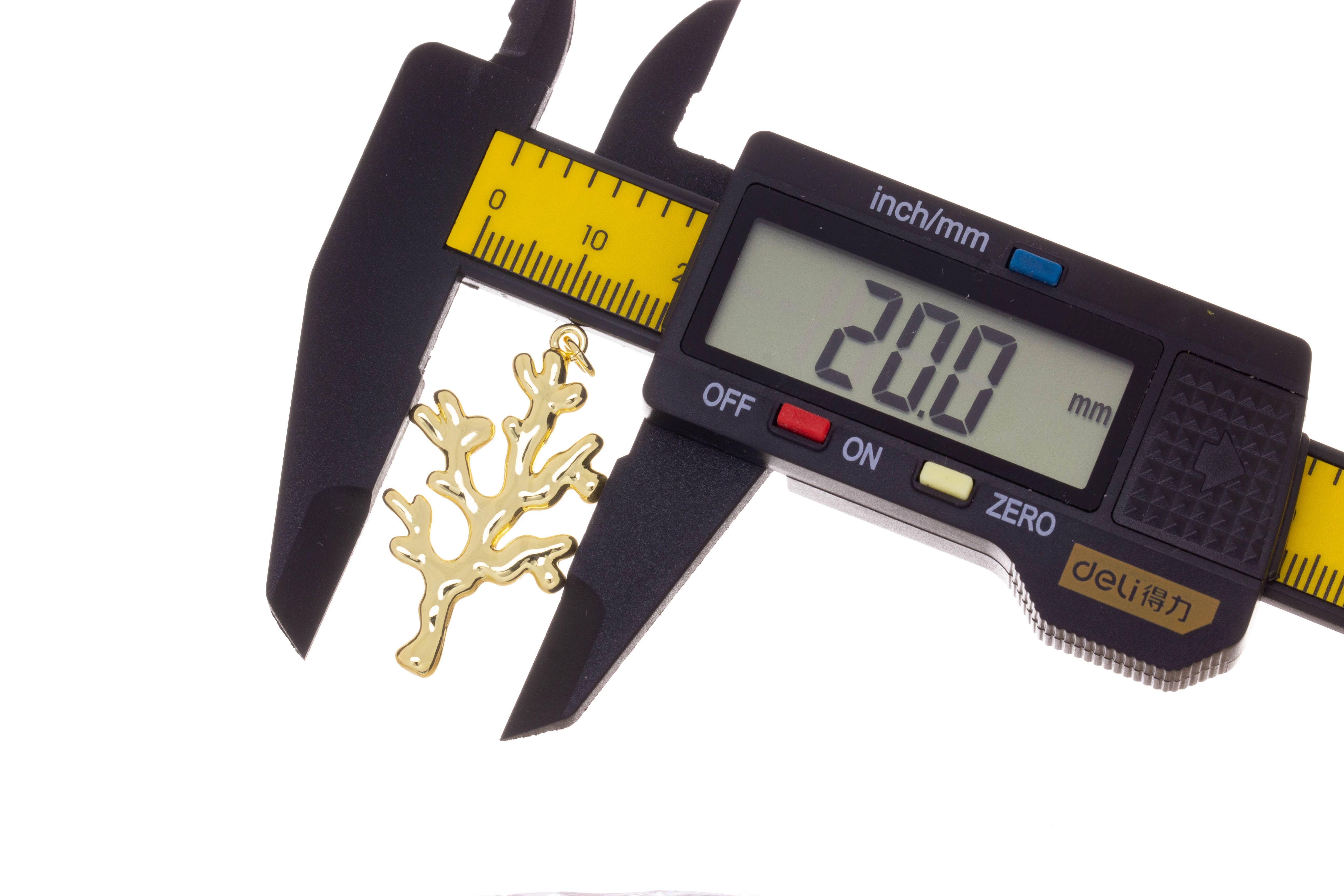 Jewel Pledge - Wholesale Individual Charm/Pendant - Ocean Coral Branch Charm for Necklace and Earrings CPG27486