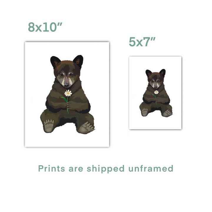 Baby Bear Print for wholesale by Yuma's Art Studio