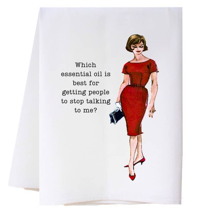 Essential Oils Kitchen Towel for wholesale by Cora & Pate