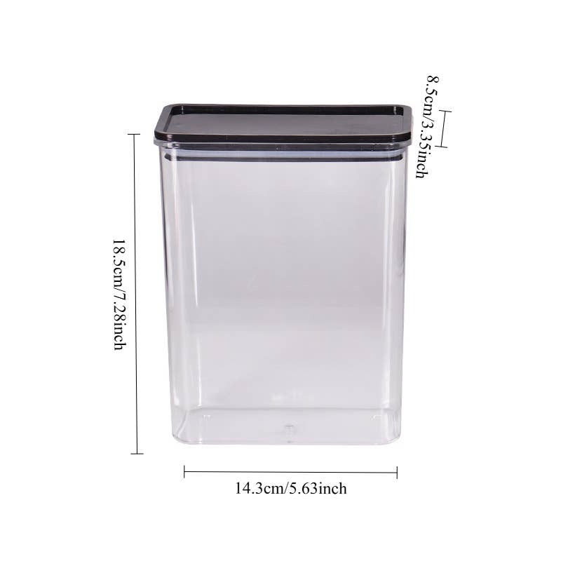 NARWEY INC - Wholesale Food storage container - Square Clear Plastic Food Storage Containers Airtight Pantry1