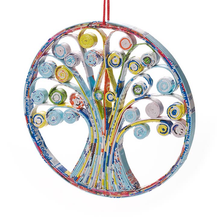 Quilled Tree of Life Ornament for wholesale by SERRV International