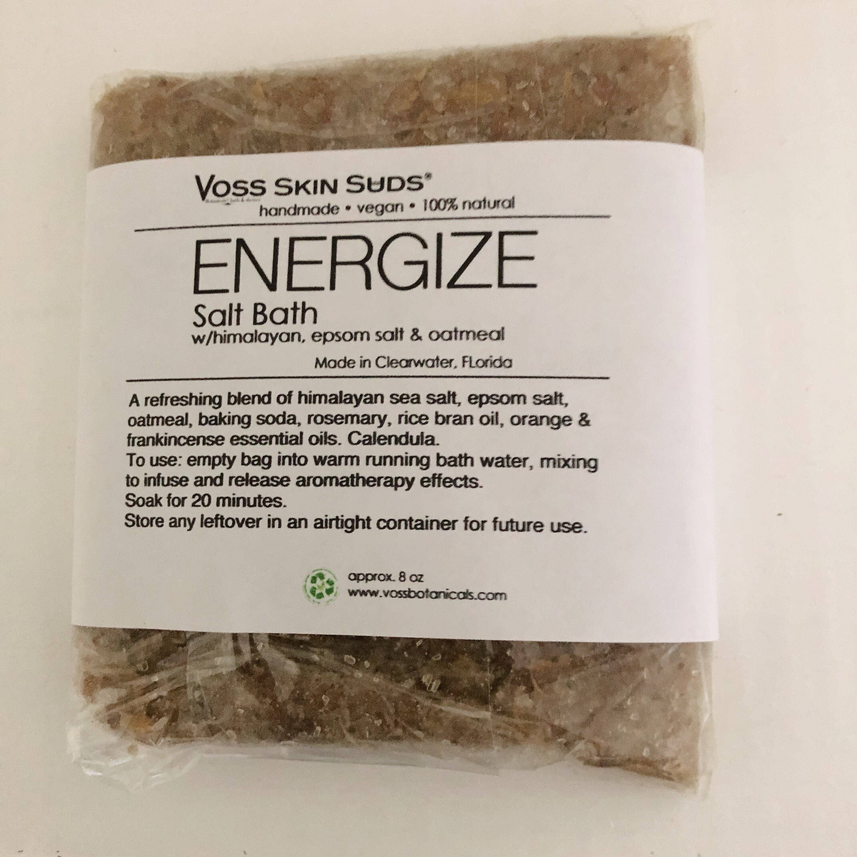 Voss Botanicals, LLC - Vendita all'ingrosso Sali da bagno - Set regalo Bath Salt Spa, set regalo, completamente naturale, vegano, fatto a mano, ricco di minerali per idratare la pelle, rilassare e riposare, disintossicare la pelle9