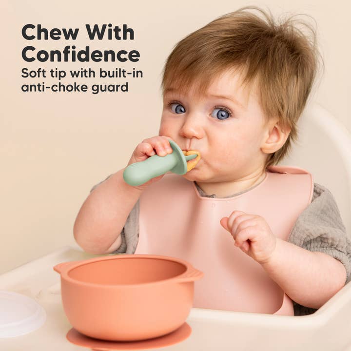 Mellow 4-Pack Prep Silicone Baby Spoons & Forks Set for Toddlers for wholesale on Faire3