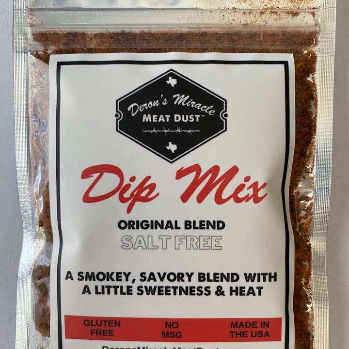 Dip Mix; Original Blend Salt Free-12 Count Case for wholesale by Deron's Miracle Meat Dust™