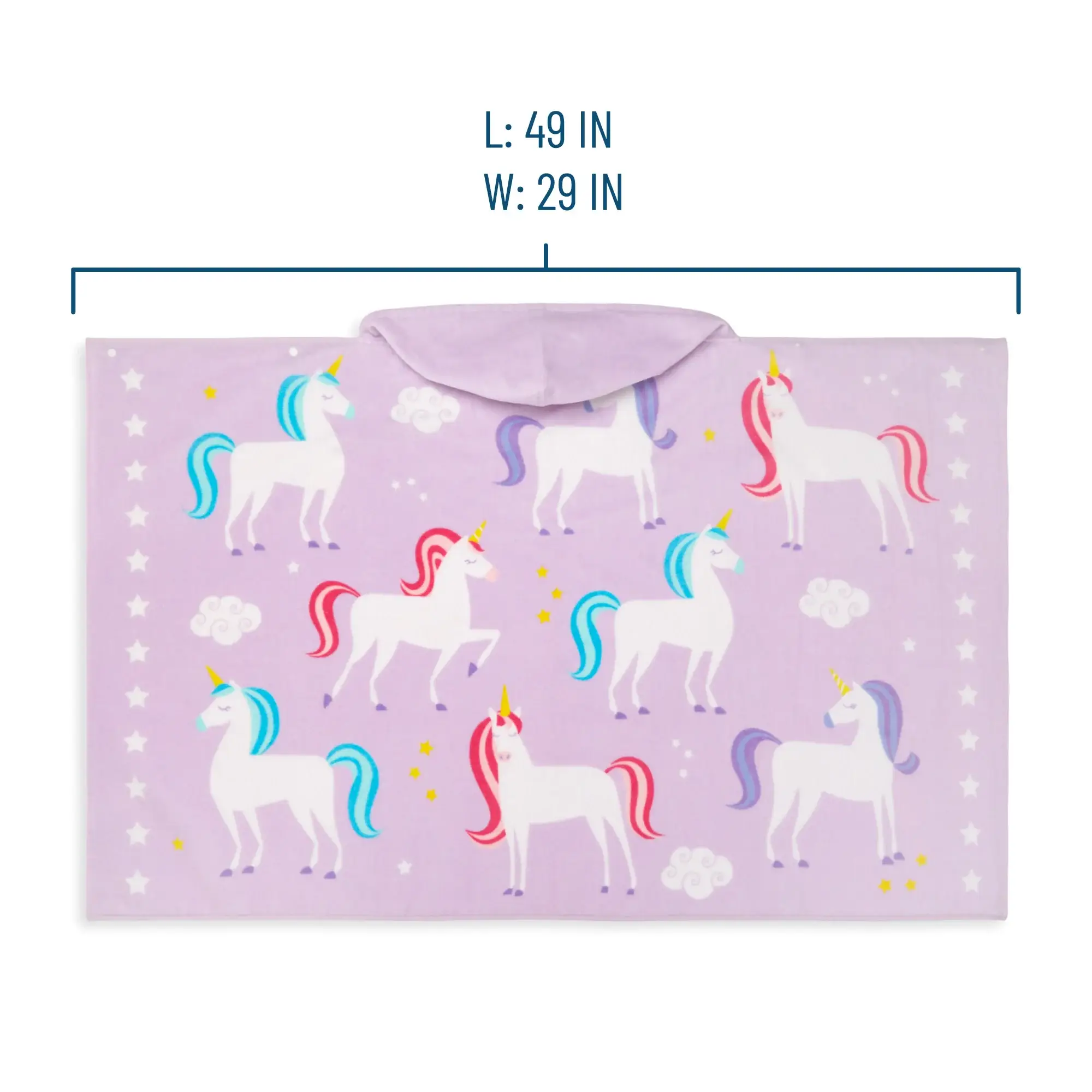 Wildkin - Wholesale Poncho - Kids - Unicorns Beach Poncho3