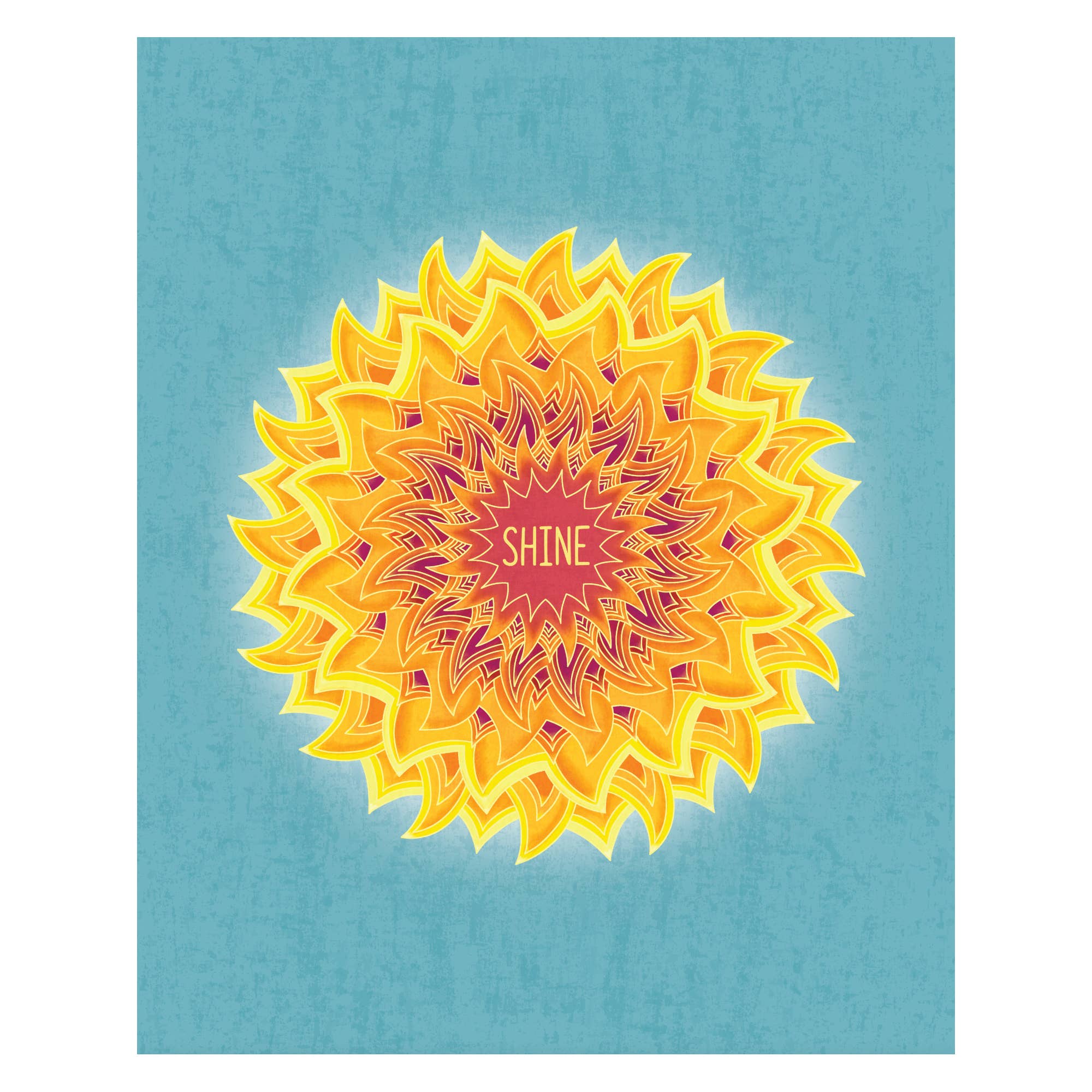 B.Goods Designs - Wholesale Art Print - Shine Mandala Art Print1