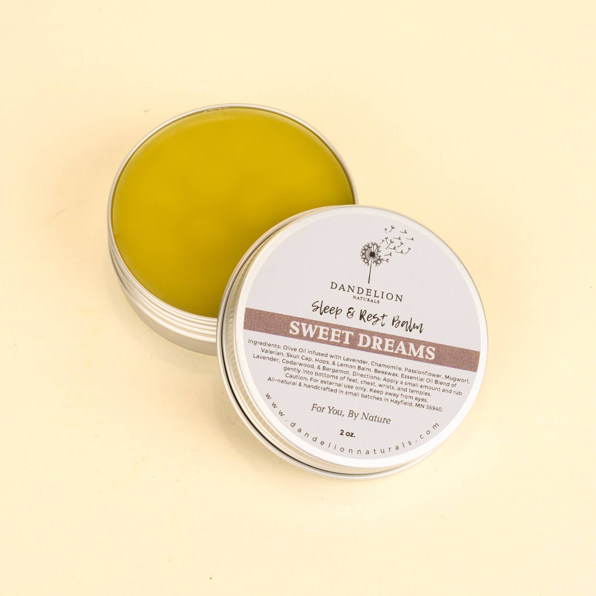 Dandelion Naturals - Wholesale Healing Salve/Balm/Cream - Sweet Dreams | Sleep Rest Balm | Calming Salve | Sleep Aid1