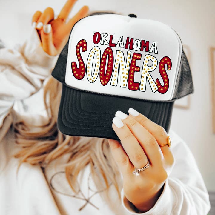Oklahoma Sooners inspired game day hat and other Purchase Wholesale oklahoma camo hat. Free Returns & Net 60 Terms on Faire trending on Faire.