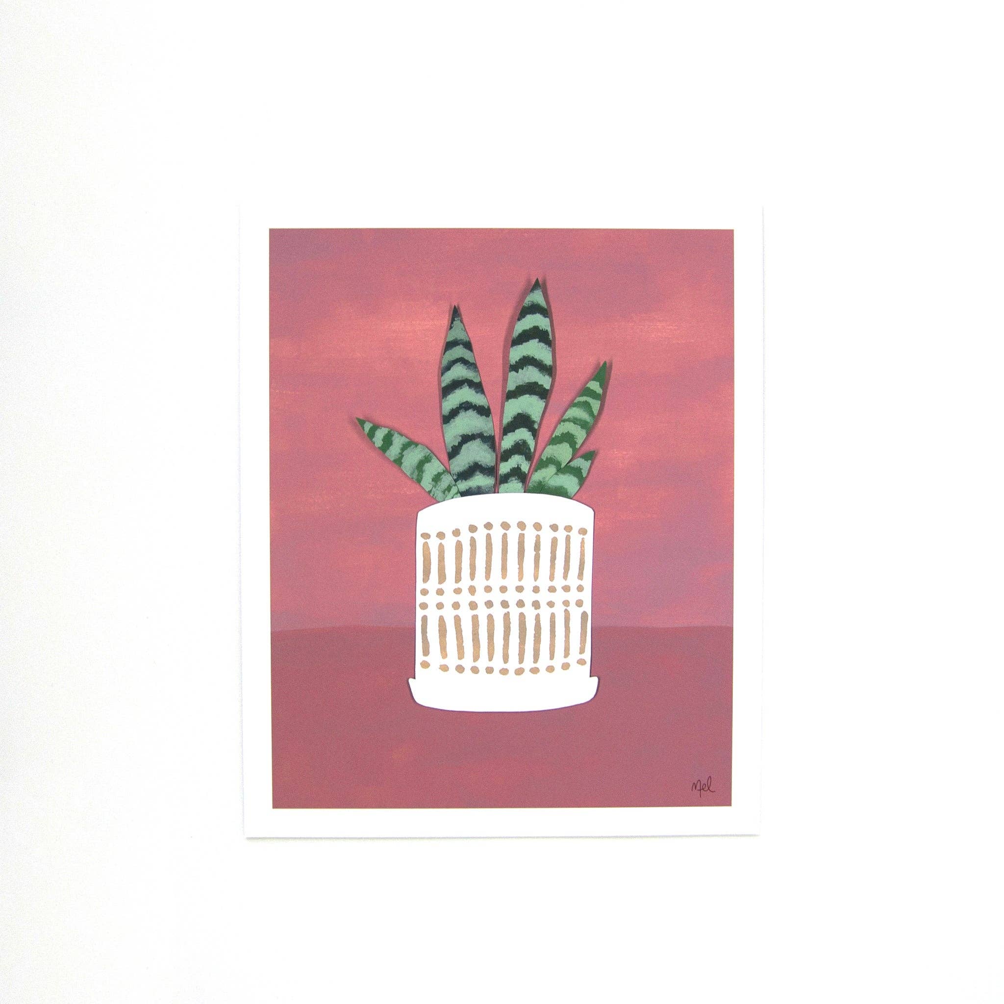 Melanie Gehrke Fine Art Studio - Wholesale Art Print - "Cheery Black Coral" A Vertical Print0