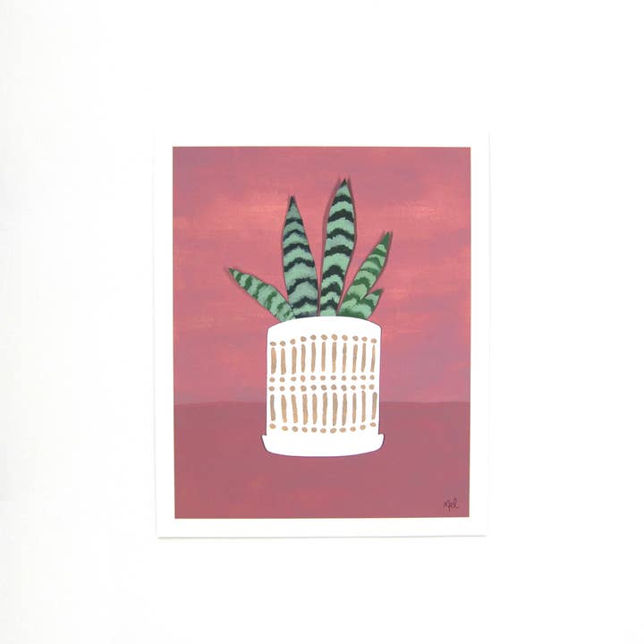 Melanie Gehrke Fine Art Studio - Wholesale Art Print - "Cheery Black Coral" A Vertical Print