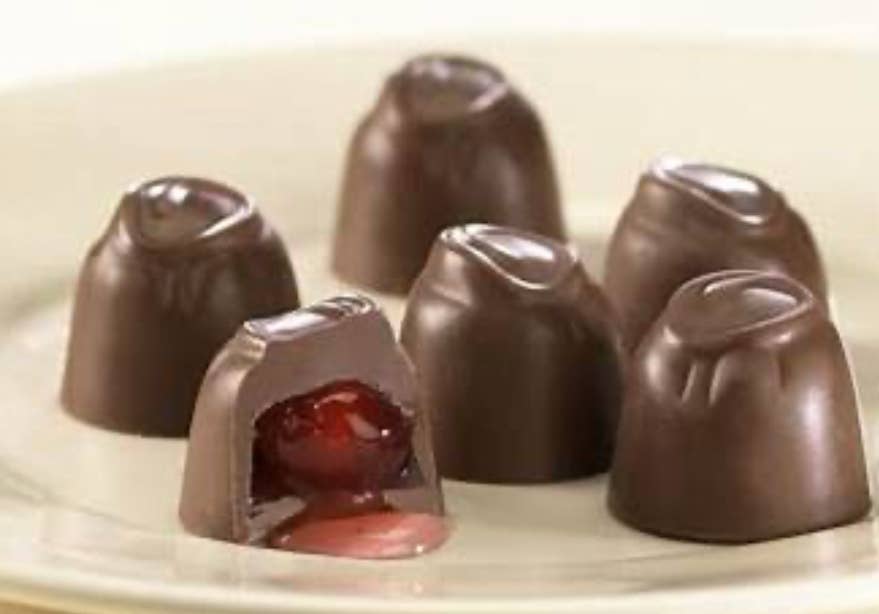 O'Shea's Candies Sweet Shop - Wholesale Chocolate Covered Sweets - 2 PK Milk & Dark Chocolate Foil Wrapped Cordial Cherries Box2