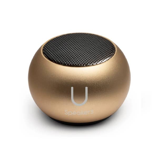 FashionIt - Wholesale Speakers - U Portable Bluetooth Speaker Mini Gold