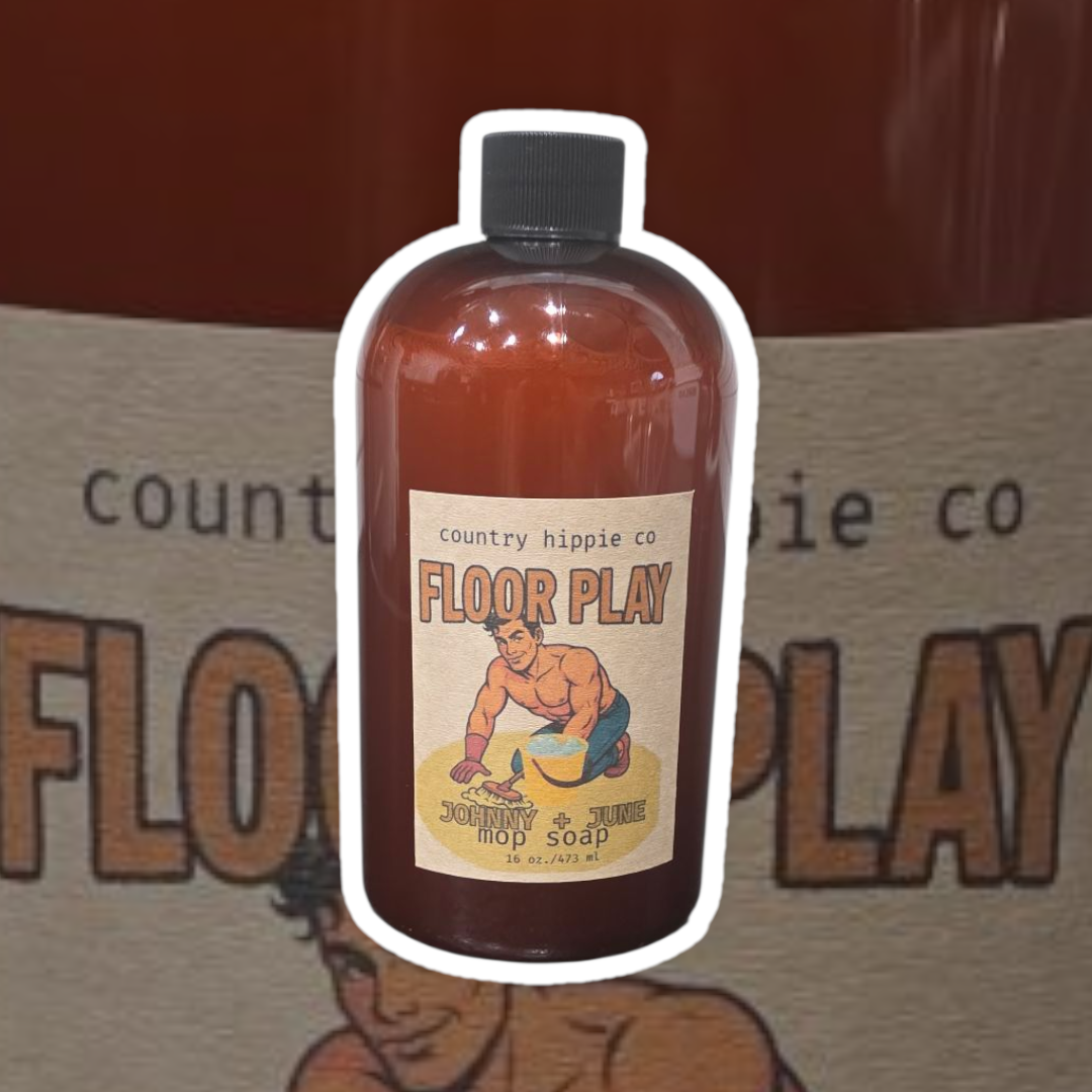 Country Hippie Co. - Wholesale Multi-Surface Cleaner - FLOOR PLAY Mop Soap 16 oz.6