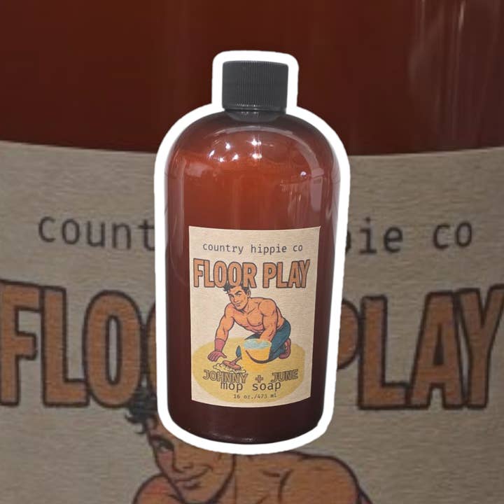 Country Hippie Co. - Wholesale Multi-Surface Cleaner - FLOOR PLAY Mop Soap 16 oz.6