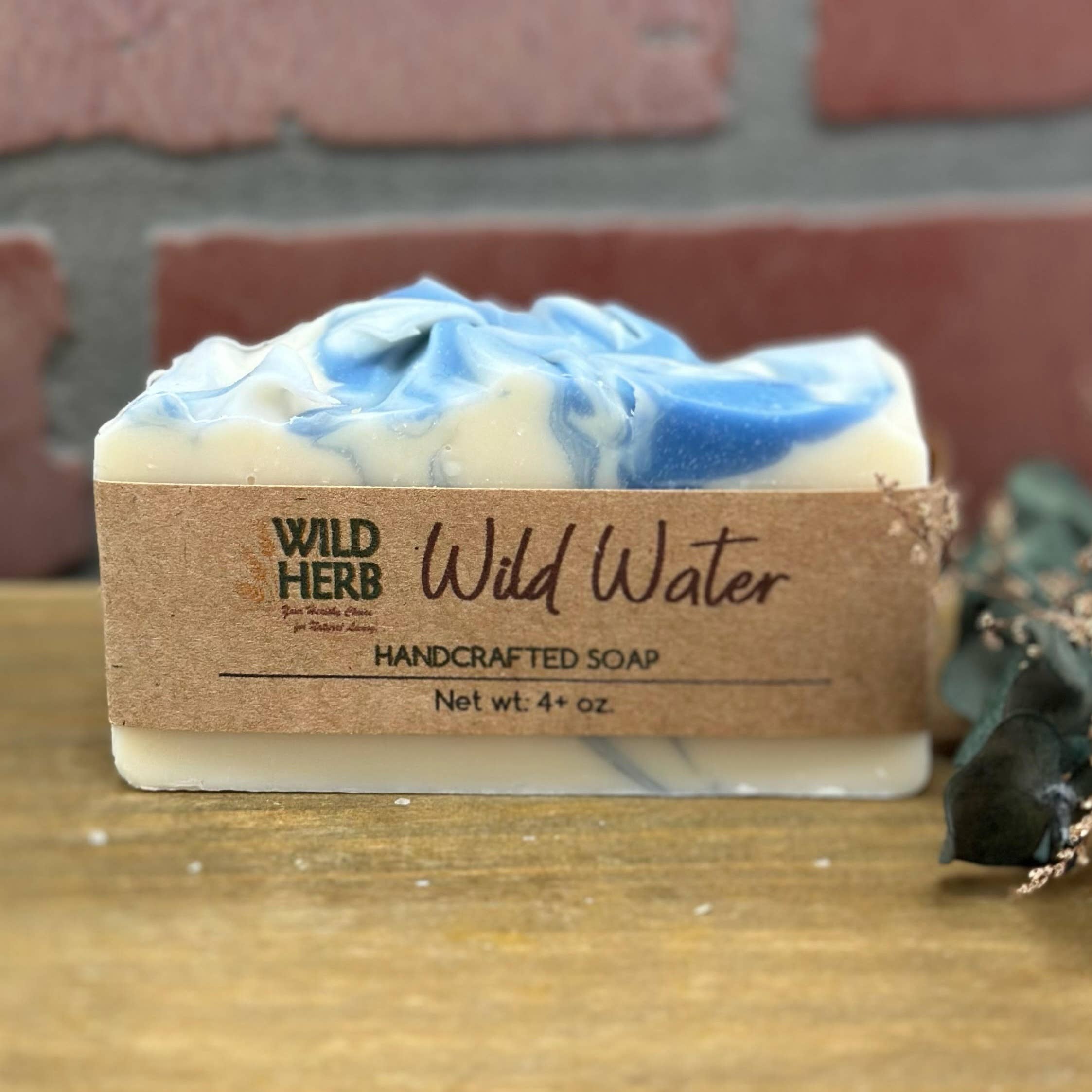 Wild Herb Soap Co - Wholesale Bar Soap - Wild Water Fresh Scent Natural Soap Bar Creamy Bubbly Lather1