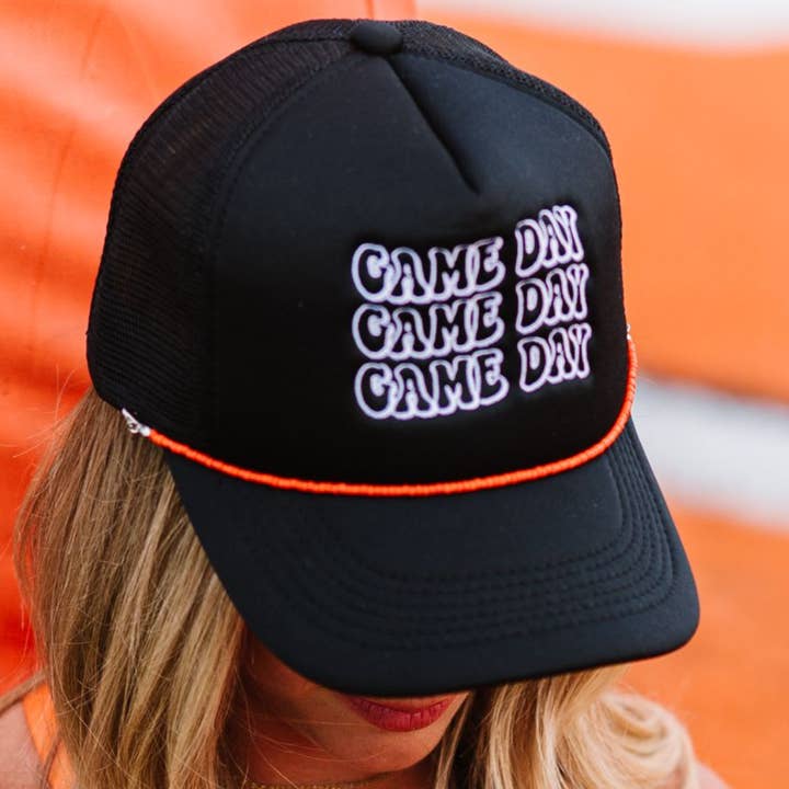 The Classy Cloth WS - Wholesale Trucker Hat - Women's - Embroidered Trucker Hat - Game Day RTS1