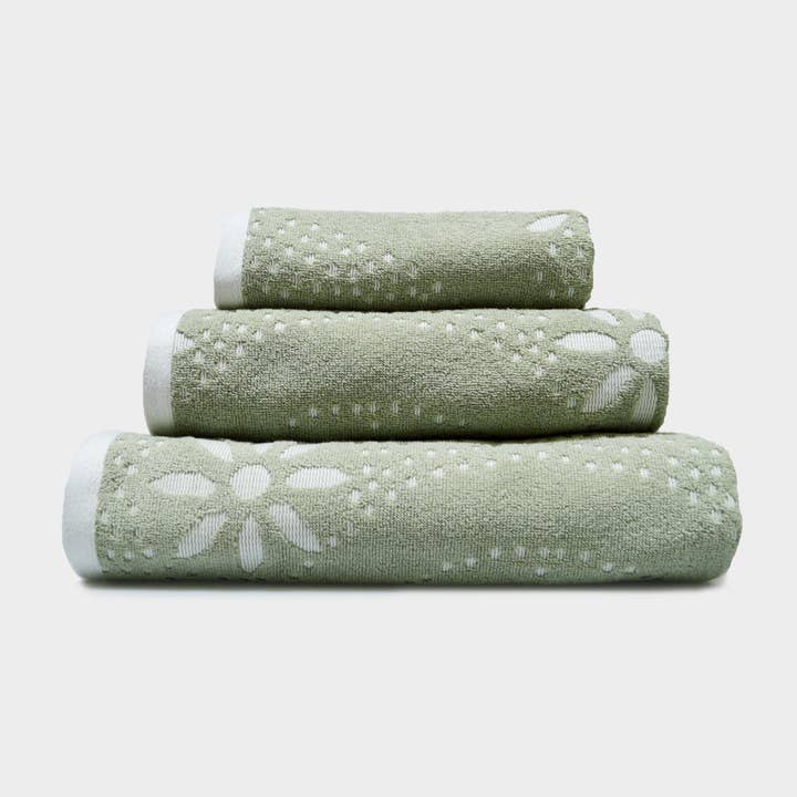 Allure Bath Fashions - Wholesale Bath Towel - Marrakesh Sculpted Floral Patterned Towels - 100% Cotton