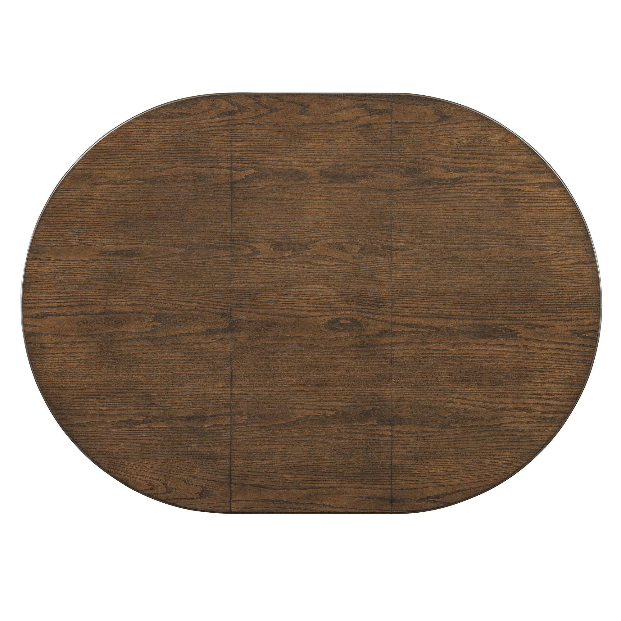 39F Inc. - Vente Salon de terrasse - Ensemble de salle à manger extensible rond en noyer de 5 pièces pour 4 personnes18