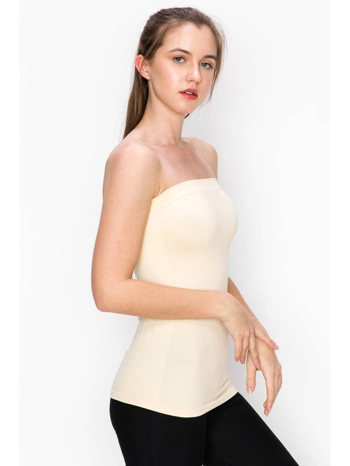 KurveShop – Engroshandel Bustier - Dame – Kurve Lang Bandeau Tube Top, UV beskyttende stof
