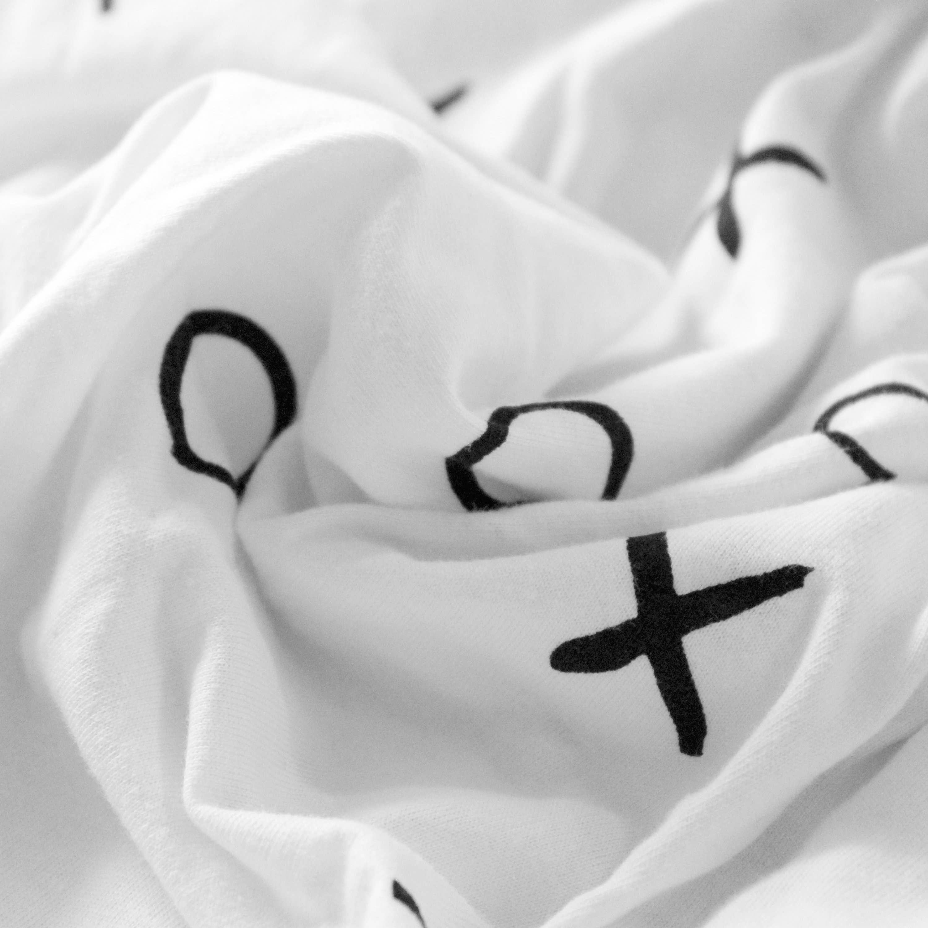 Milky Chic - Wholesale Fitted Sheet - Kids & Baby - Organic Baby Crib Fitted Sheet-White Xoxo3