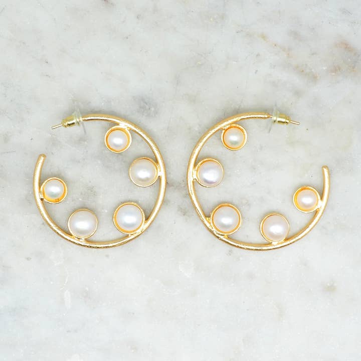 Perline - Boucles d'oreilles femme NCE1388 pour la vente par NIIKI PARIS